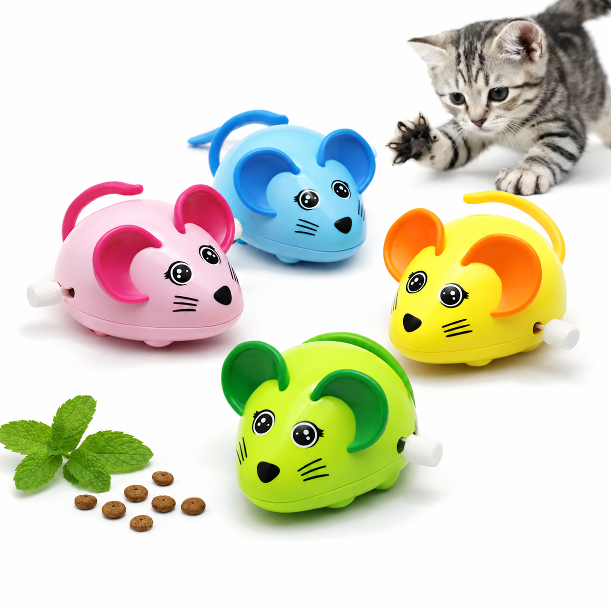 Mini Kurmalı Fare Kedi Oyuncağı