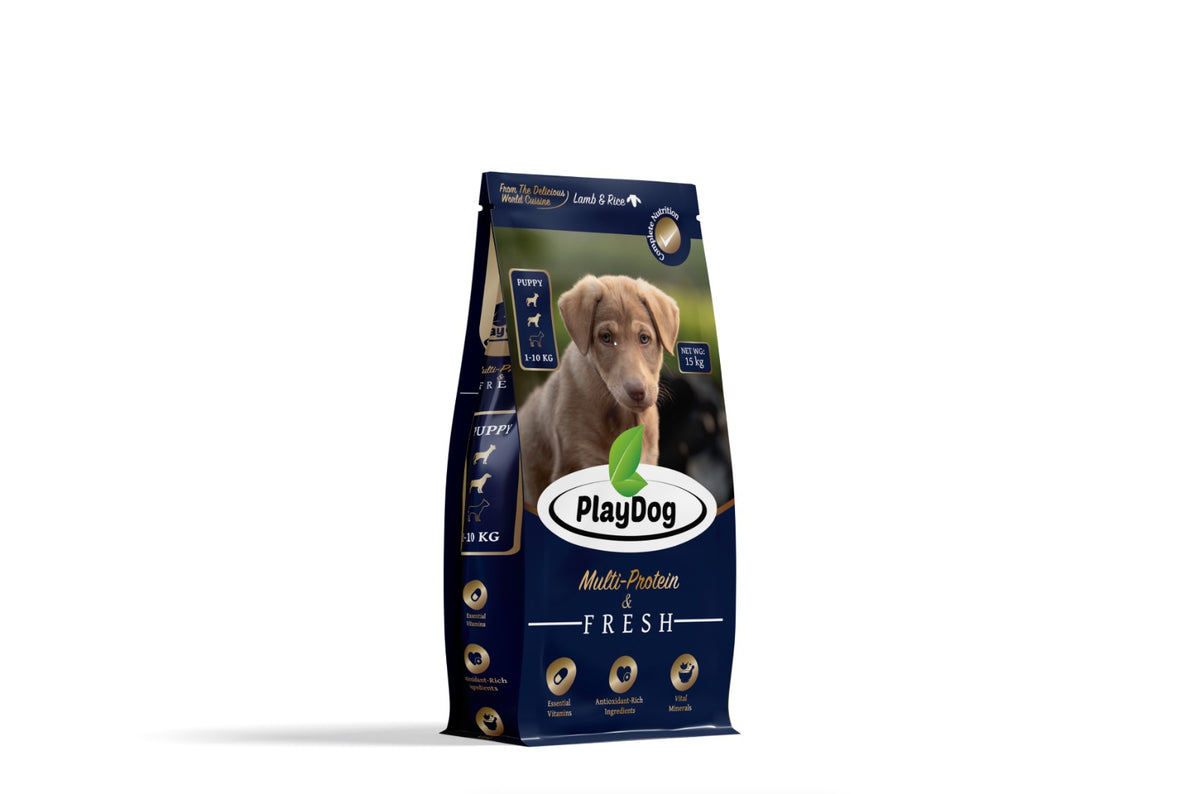 PlayDog Puppy Kuzu Eti ve Pirinçli 15 kg paket görseli