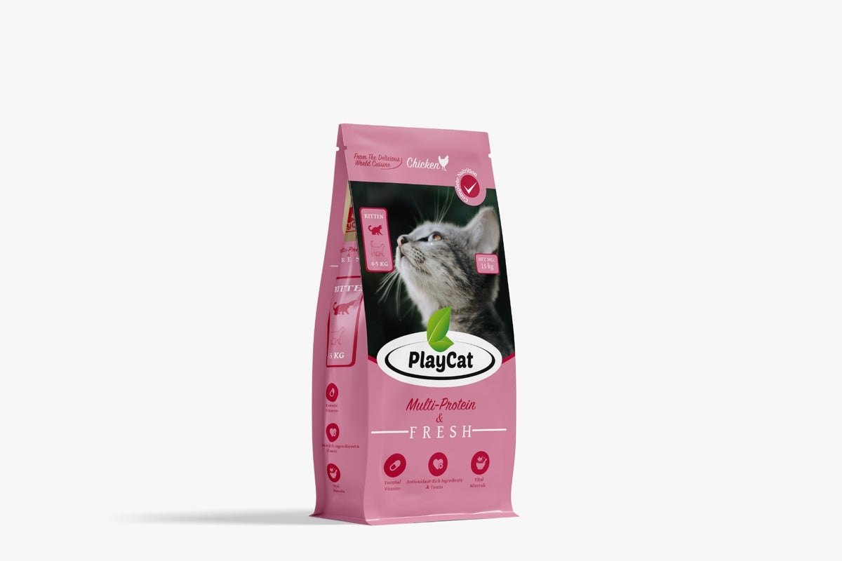 PlayCat Kitten Yavru Kedi Tavuklu 15 kg paket görseli