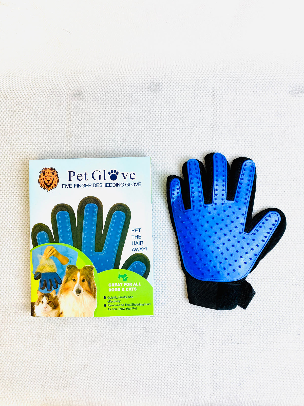 Pet Glove Kedi Köpek Tüy Toplayıcı Eldiven paket görseli