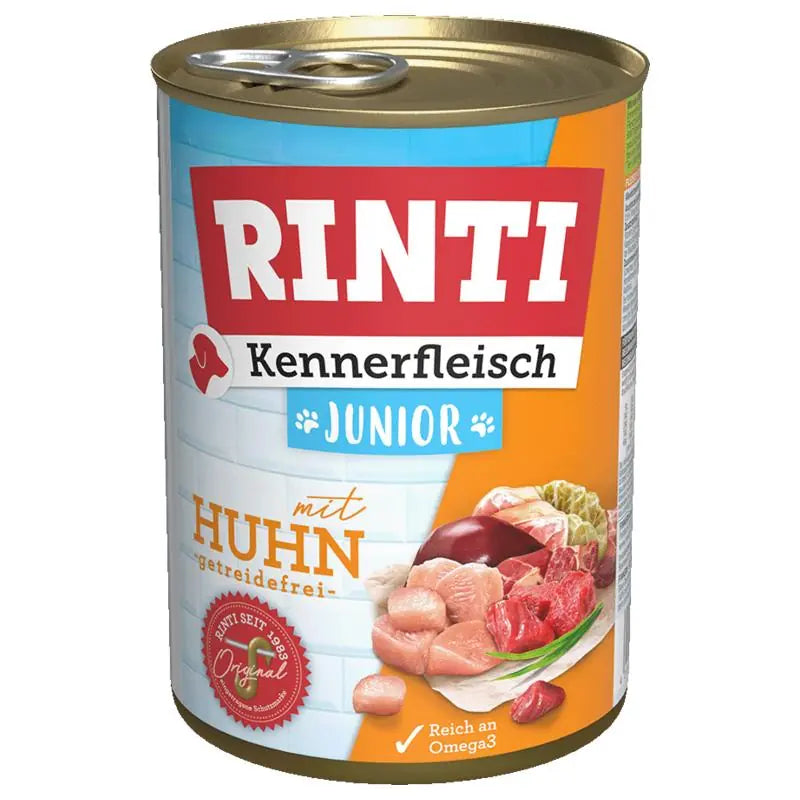 Rıntı Tahılsız Tavuklu Yavru Köpek Konservesi 400 g paket görseli