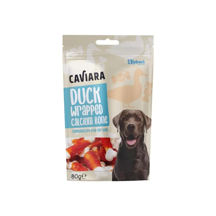 Caviara Ördek Etli Kalsiyum Kemik Köpek Ödül Maması 80 g / 1 paket görseli