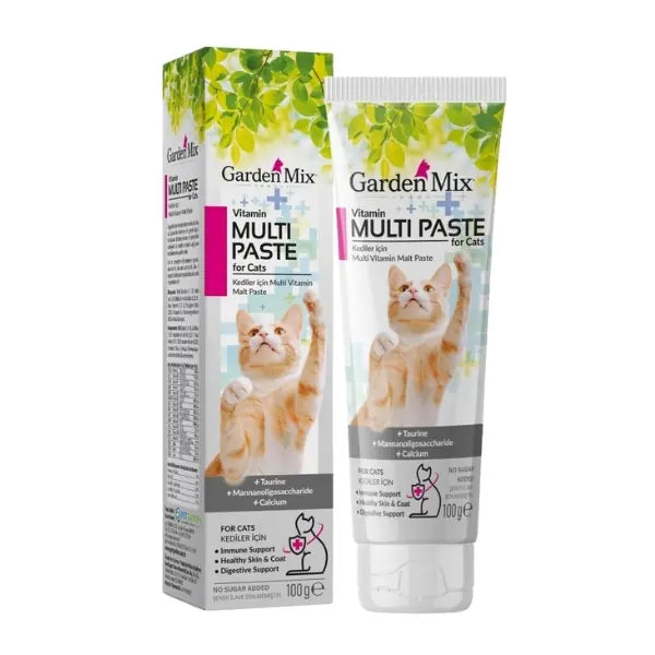 Garden Mix Multivitamin Kedi Malt Macunu 100 g paket görseli