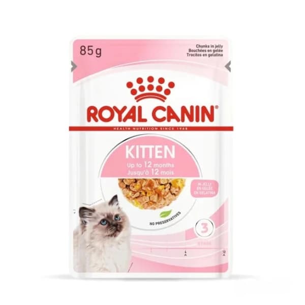 Royal Canin Kitten Jelly Pouch Yavru Konserve Kedi Maması 1 Adet / 85 g paket görseli
