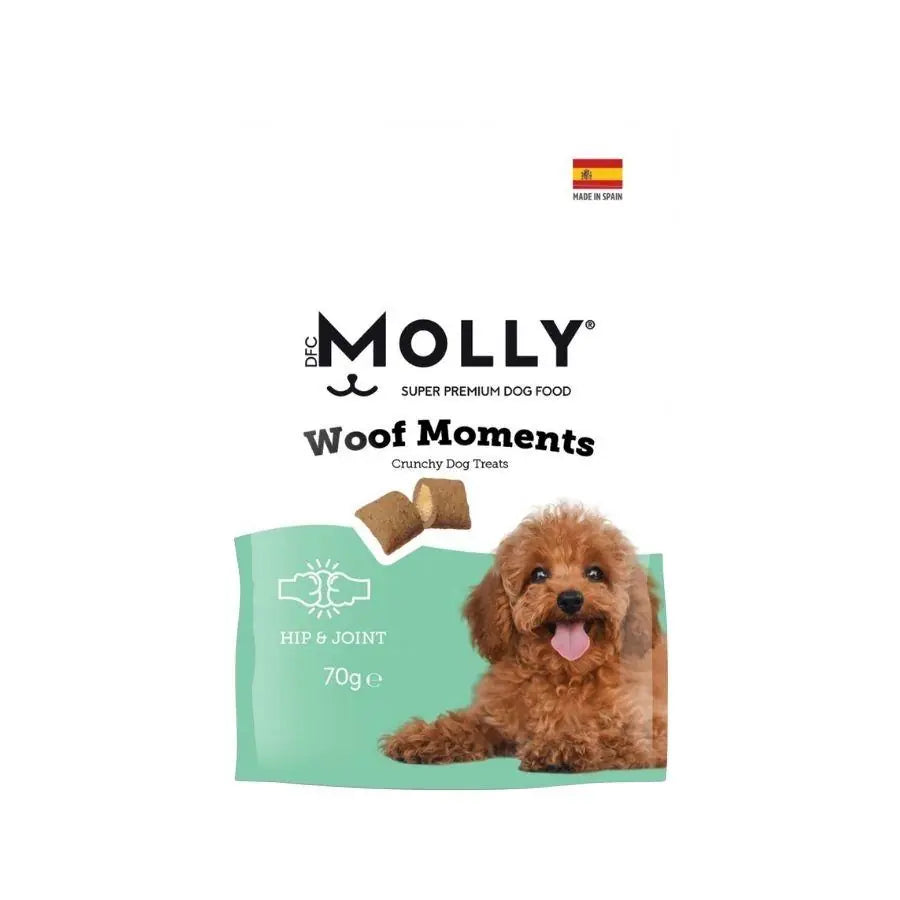Molly Woof Moments Hip Joint Eklem Yapısı Destekleyici Köpek Ödül Maması 70 g paket görseli