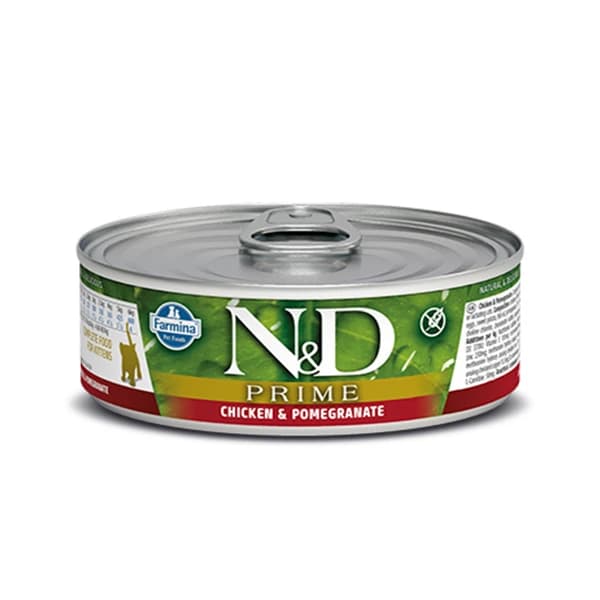 N ve D Prime Tavuk ve Narlı Yavru Konserve Kedi Maması 1 Adet / 70 g paket görseli