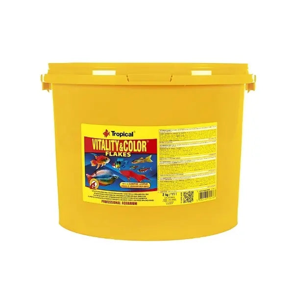 Tropical Vitality Color Flakes Tropikal Balıklar için Renklendirici Pul Balık Yemi 250 ml / 50 g paket görseli