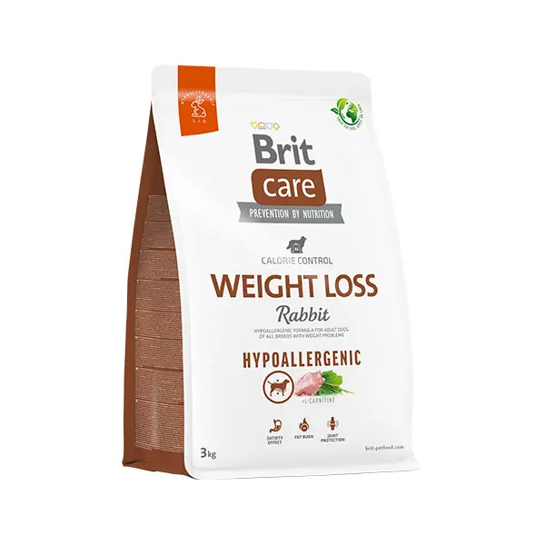Brit Care Weight Loss Kilo Kontrolü Sağlayan Tavşanlı Yetişkin Köpek Maması 3 kg paket görseli