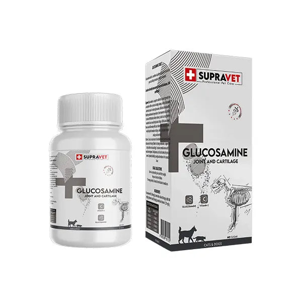 Supravet Glucosamine Köpek Eklem ve Kas Sağlığı C Vitamini Tablet 75 Adet paket görseli