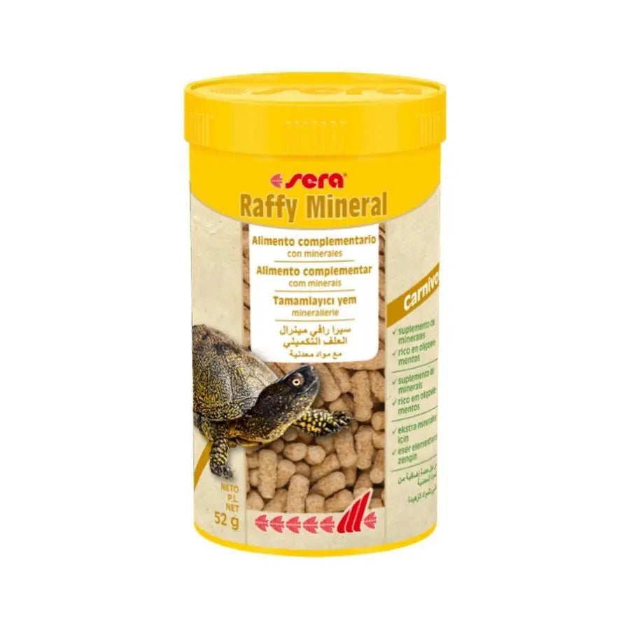 Sera Raffy Mineral Nature Kaplumbağa Yemi 250 ml paket görseli
