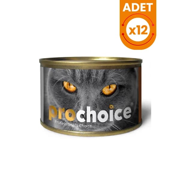 Prochoice Adult Somonlu Yetişkin Konserve Kedi Maması 12 Adet / 400 g paket görseli