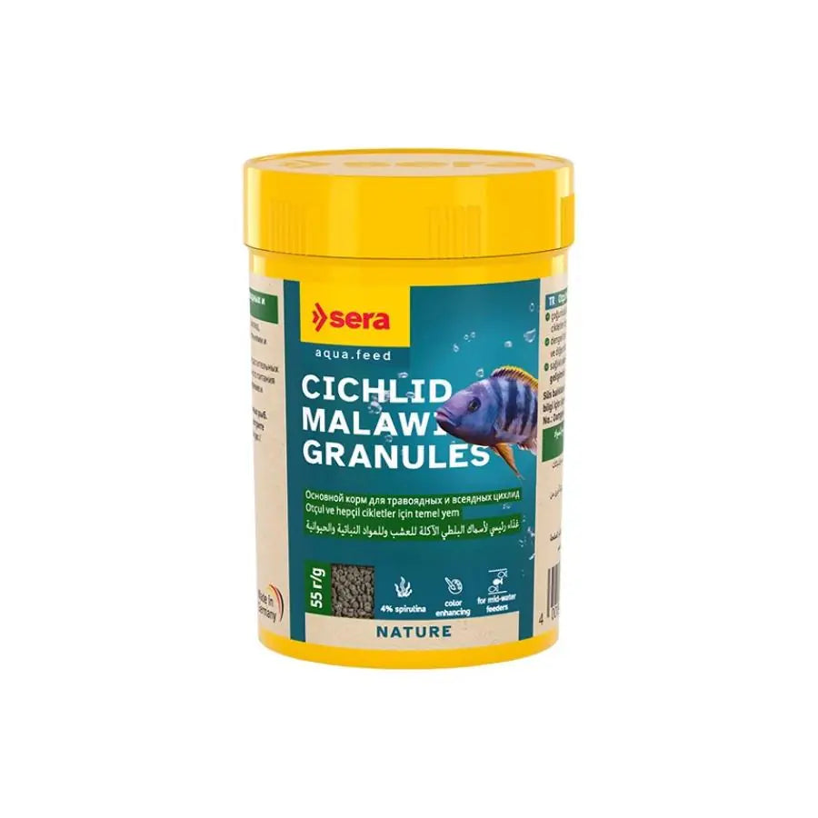 Sera Cichlid Malawi Granules Granül Cichlid Yemi 100 ml paket görseli