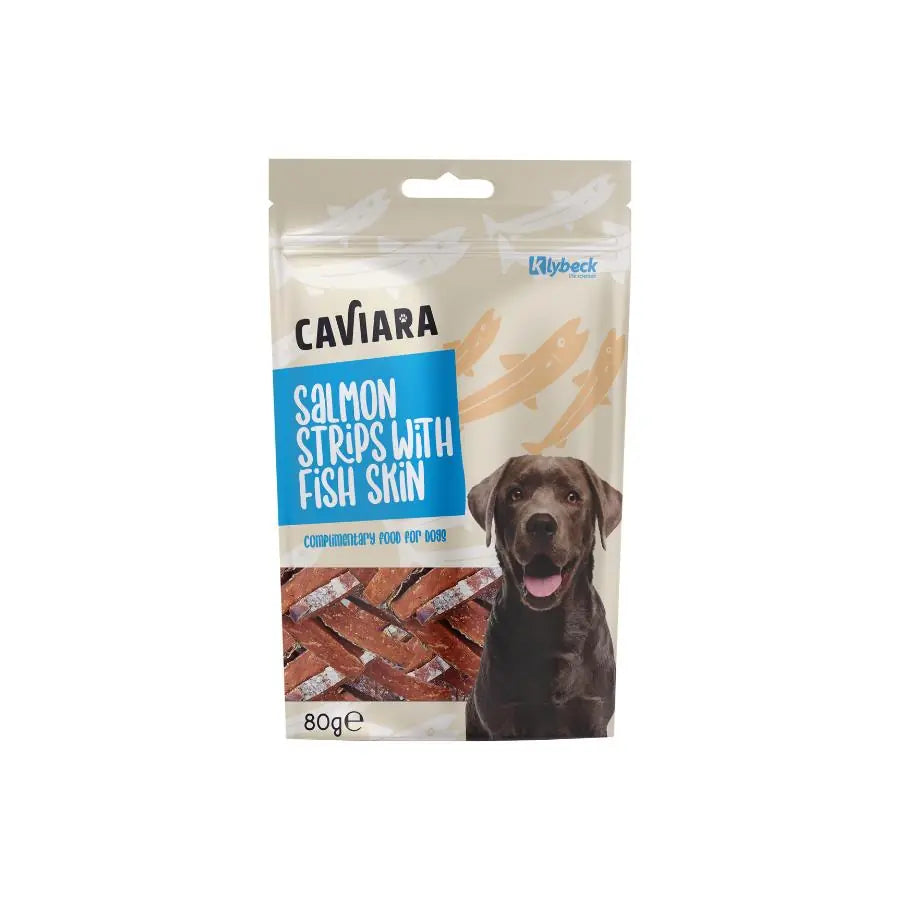 Caviara Kurutulmuş Balık Şeritleri Köpek Ödül Maması 80 g / 1 paket görseli