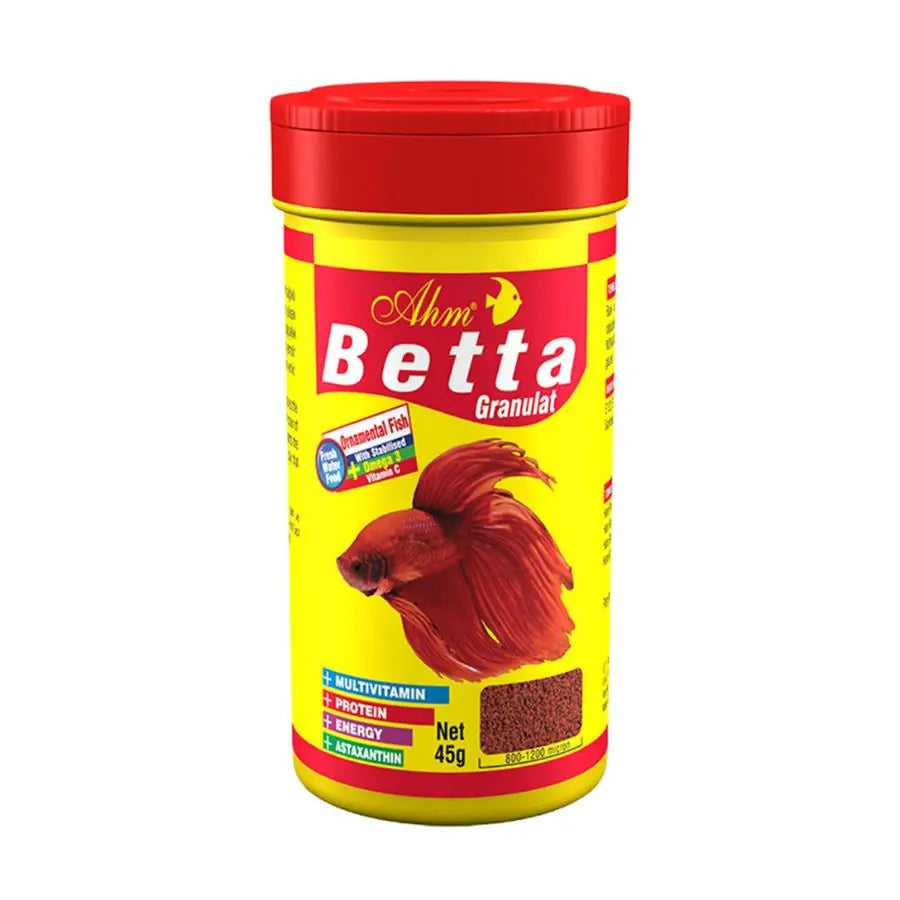 Ahm Betta Granulat Beta Balık Yemi 100 ml paket görseli