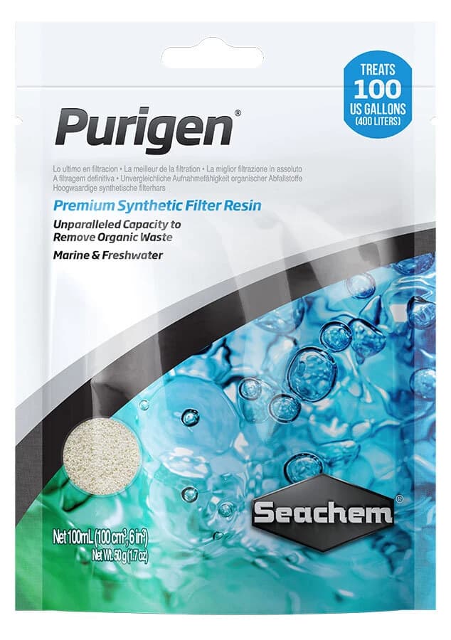Seachem Purigen Su Berraklaştırıcı ve Bakteri Tutucu 250 ml paket görseli