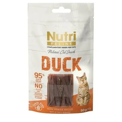Nutri Feline Tahılsız Ördekli Kedi Ödülü 50 g paket görseli