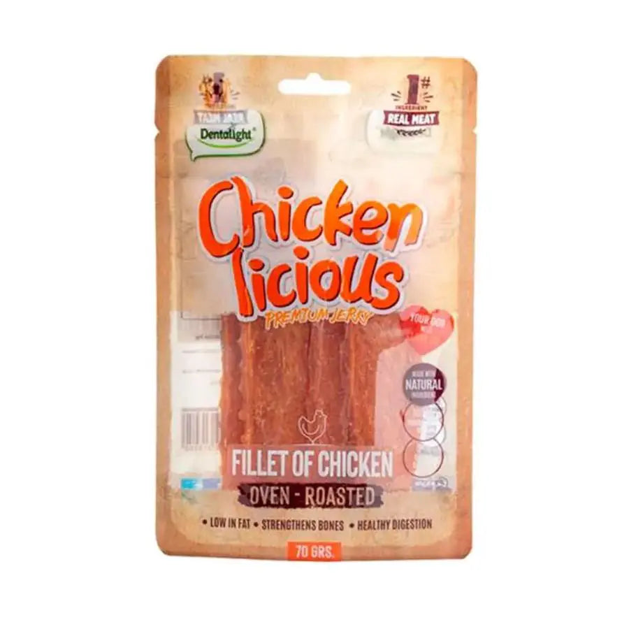Dentalight Chicken Fillet Tavuk Etli Köpek Ödül Maması 70 g paket görseli