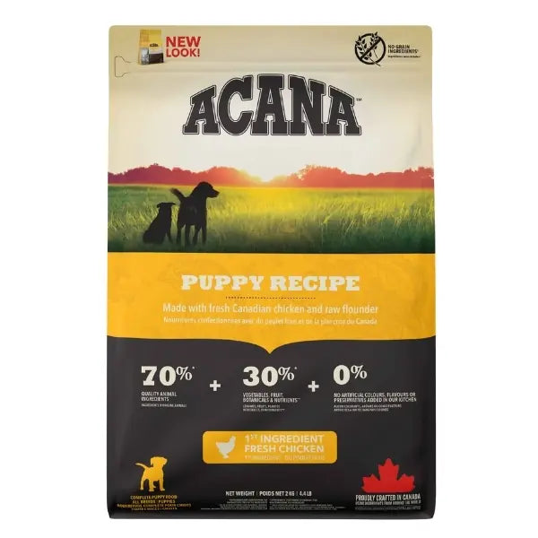 Acana Puppy Tahılsız Tavuk ve Balıklı Yavru Köpek Maması 2 kg paket görseli
