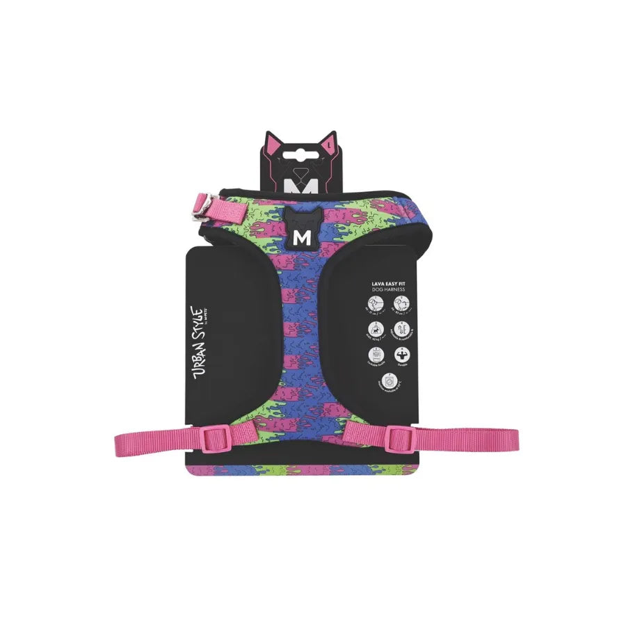 M-PETS URBAN STYLE LAVA EASY FİT KÖPEK GÖĞÜS TASMASI XS paket görseli