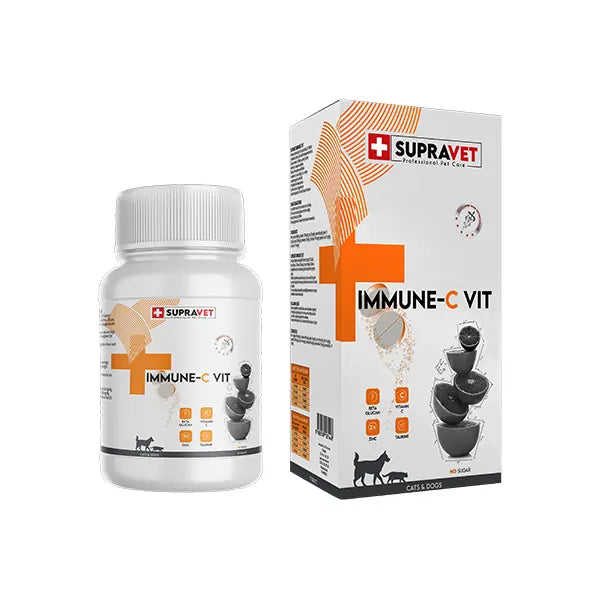 Supravet Immune C-Vit Bağışıklık Güçlendirici Köpek Vitamini Tablet 75 Adet paket görseli