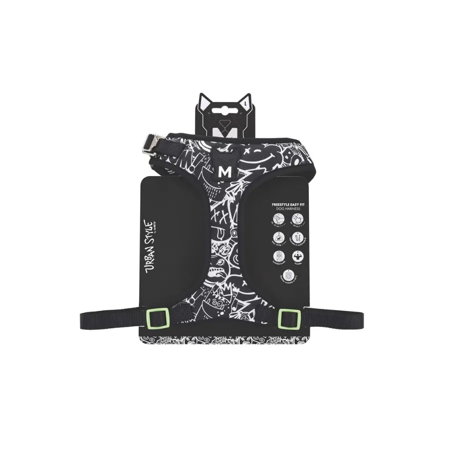 M-PETS URBAN STYLE / EASY FİT KÖPEK GÖĞÜS TASMASI Siyah paket görseli