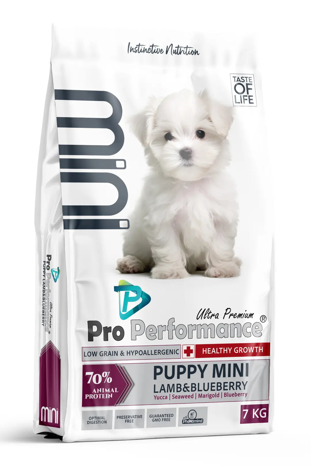 Pro Performance Kuzu Etli ve Yaban Mersinli Küçük Irk Yavru Köpek Maması 2 kg paket görseli