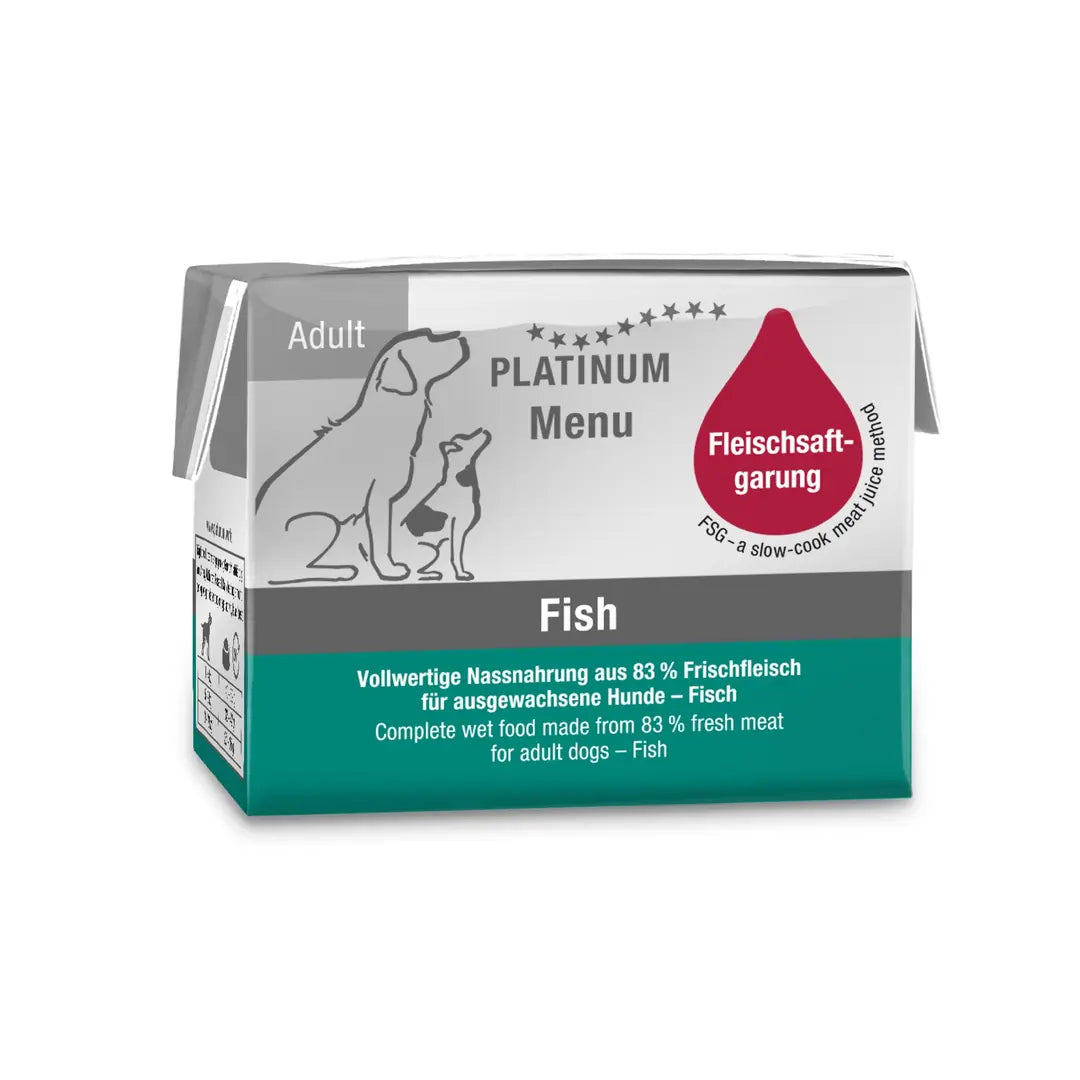 Platinum Balıklı Köpek Yaş Maması 90 g paket görseli