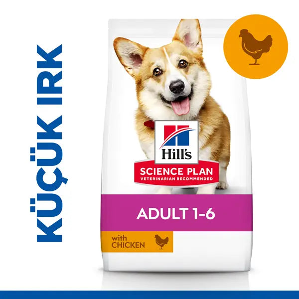 Hills Adult Small Miniature Tavuklu Küçük Irk Köpek Maması 1,5 kg paket görseli