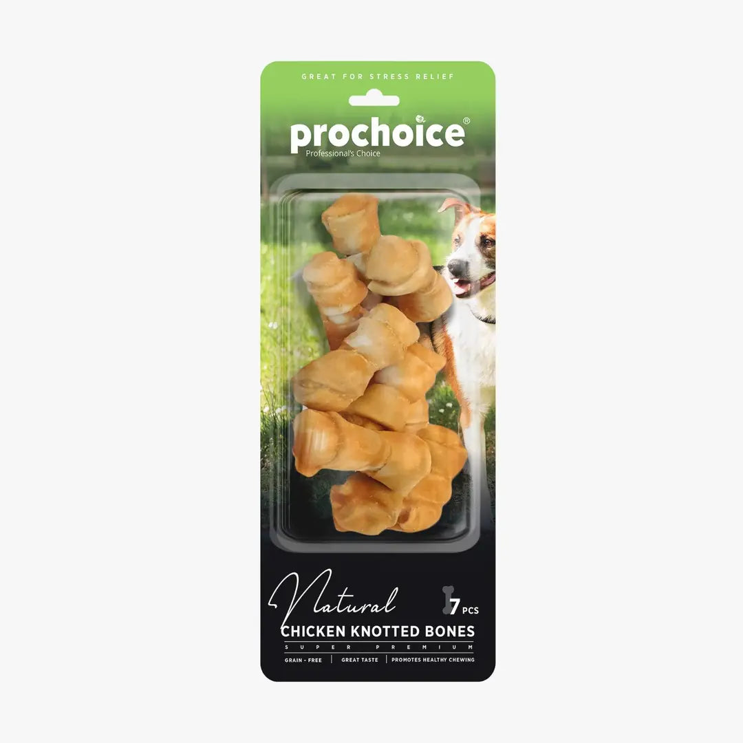 Prochoice Natural Chicken Tavuklu Köpek Çiğneme Kemiği 7'li paket görseli