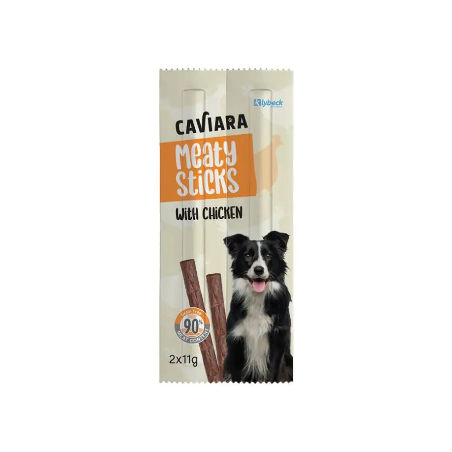 Caviara Tavuklu Köpek Ödül Maması 2x11 g / 1 paket görseli