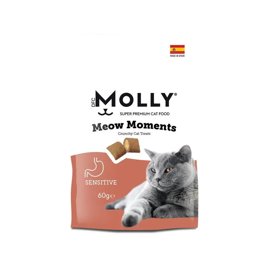 Molly Meow Moments Hassas Kediler İçin Kedi Ödül Maması 60 g paket görseli