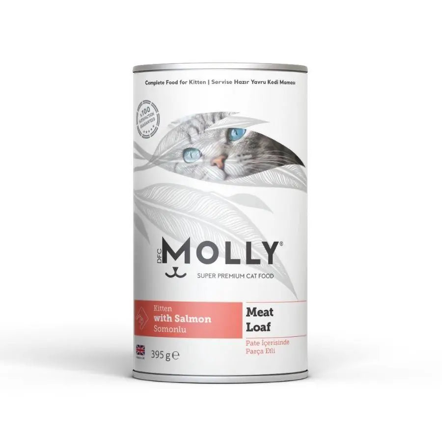 Molly Pate Ezme Somonlu Yavru Kedi Konservesi 395 g paket görseli