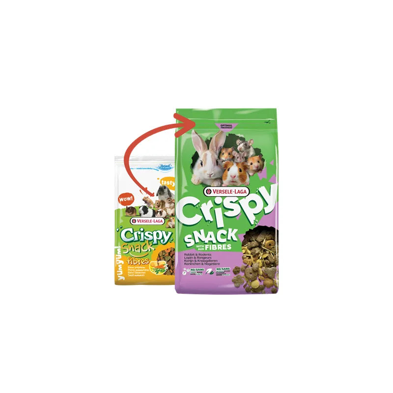 Versele Laga Crispy Snack Fıbres Kemirgen Yemi 550 g paket görseli