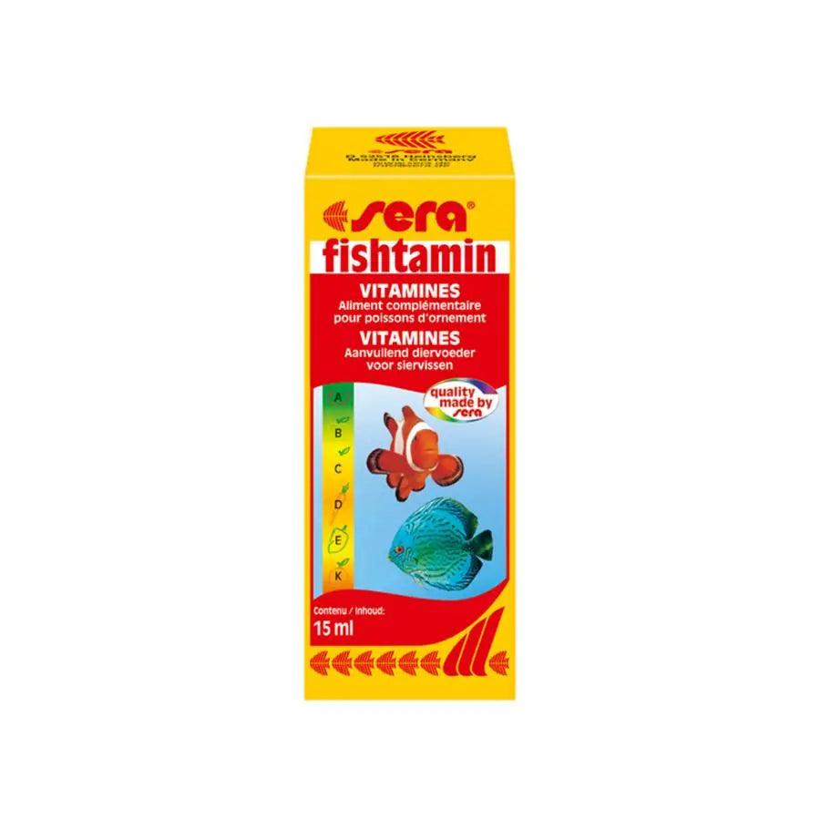 Sera Fishtamin Vitamin Mix Vitamin Takviyesi 15 ml paket görseli