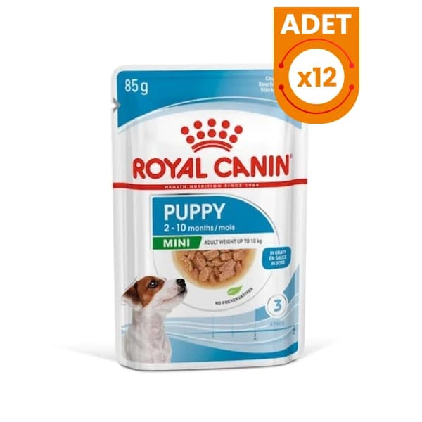 Royal Canin Puppy Mini Gravy Pouch Yavru Köpek Maması 12 Adet / 85 g paket görseli