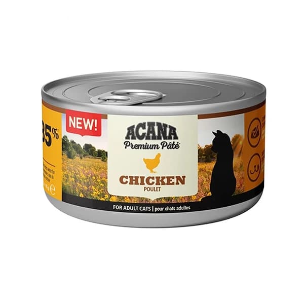Acana Premium Pate Tavuklu Yetişkin Konserve Kedi Maması 85 g / 1 Adet paket görseli