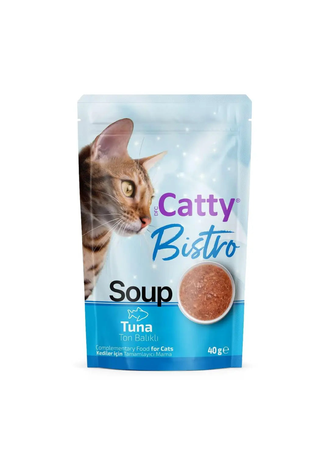 Catty Bistro Ton Balıklı Kedi Çorbası 40 g paket görseli