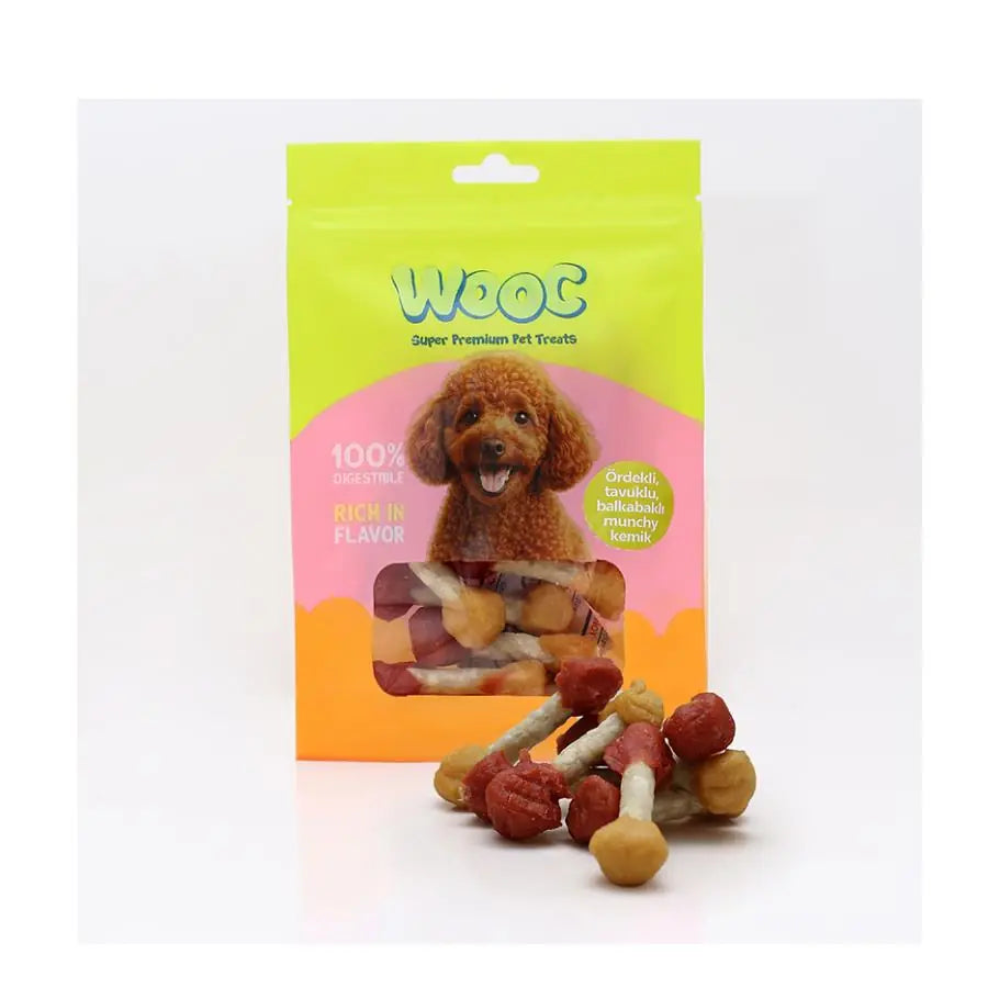 Wooc Ördekli Tavuklu Balkabaklı Köpek Ödülü 75 g paket görseli