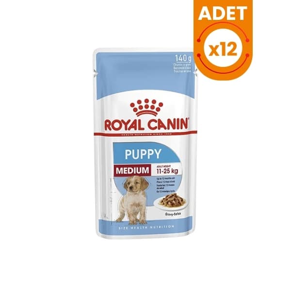 Royal Canin Medium Puppy Gravy Yavru Konserve Köpek Maması 140 g / 12 Adet paket görseli