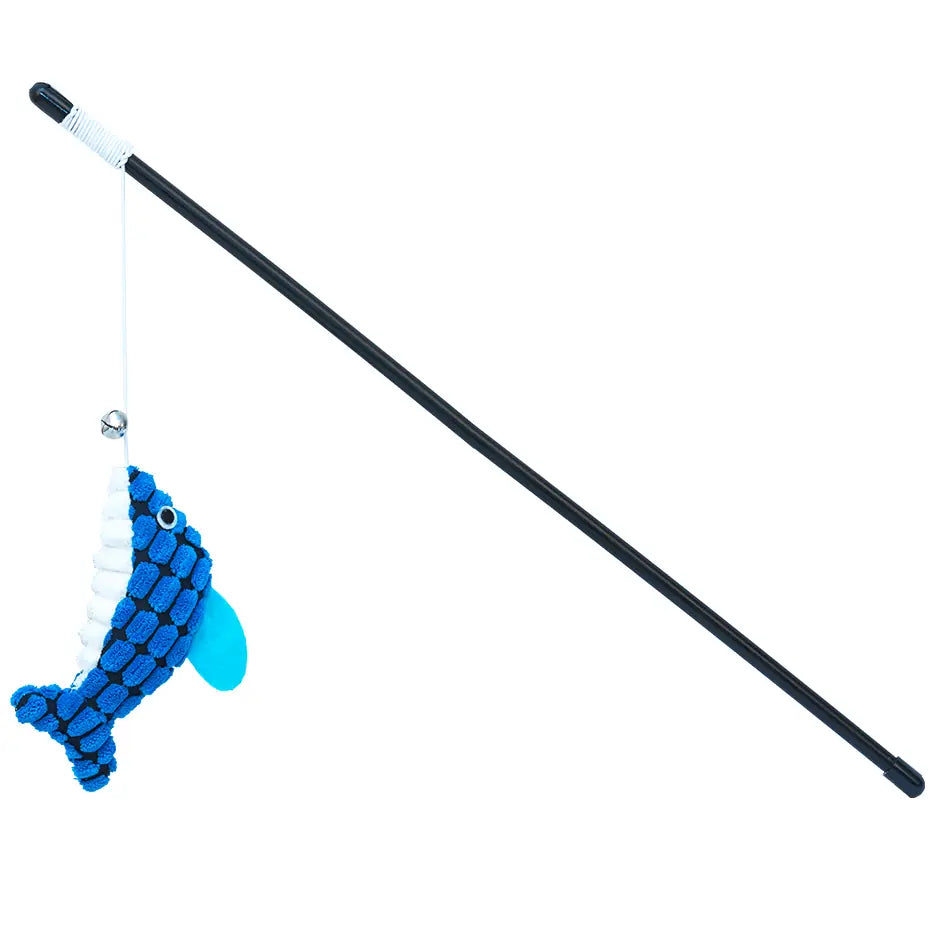 Eastland Kedi Otlu Peluş Balık Kedi Oltası 45 cm paket görseli