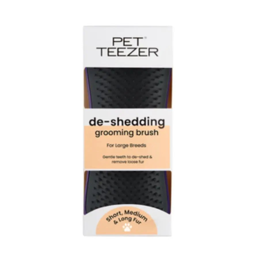 Pet Teezer Tüy Dökülme Karşıtı ve Kir Temizleyici Köpek Fırçası Gri paket görseli