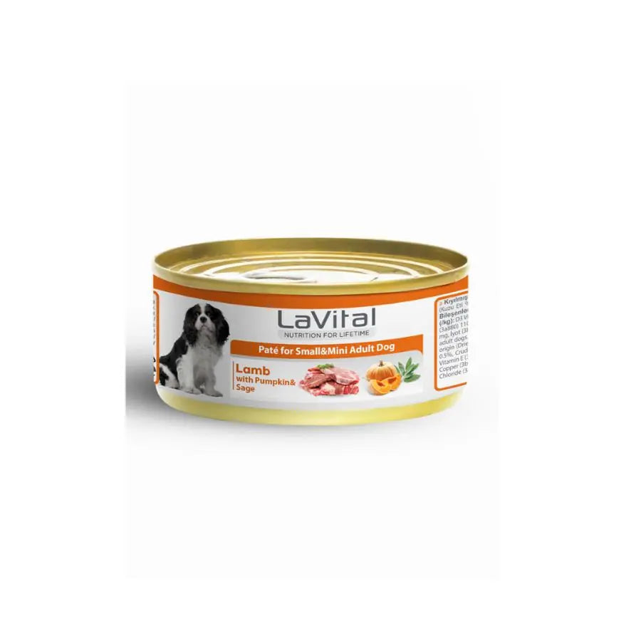 LaVital Kuzu Etli Bal Kabaklı ve Ada Çaylı Küçük Irk Yetişkin Köpek Konservesi 85 g paket görseli