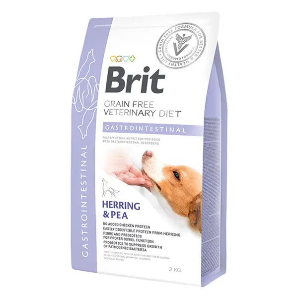 Brit Veterinary Diet Gastrointestinal Ringa Balıklı Sindirim Sistemi Destekleyici Tahılsız Köpek Maması 12 kg paket görseli