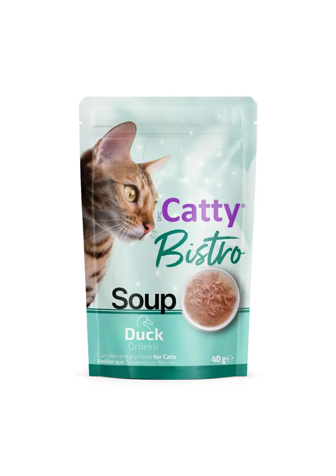 Catty Bistro Ördekli Kedi Çorbası 40 g paket görseli