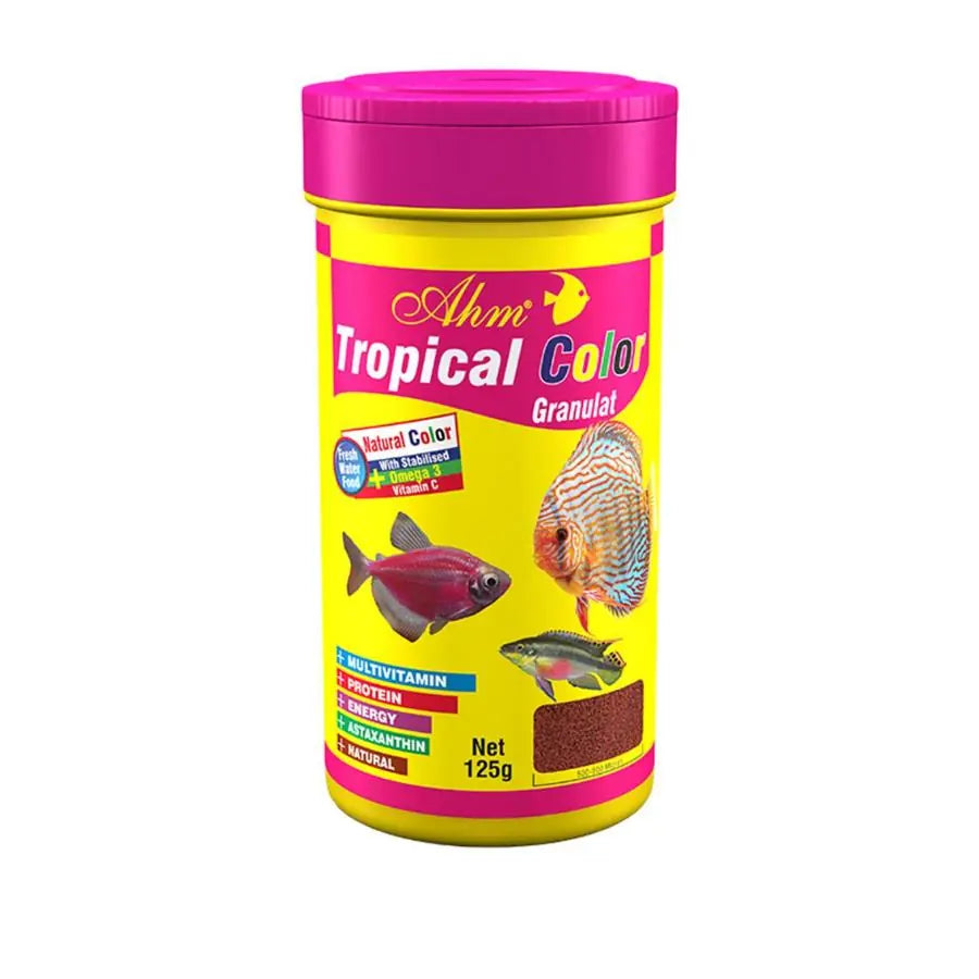 Ahm Tropical Colour Granulat Süs Balıkları Yemi 100 ml paket görseli