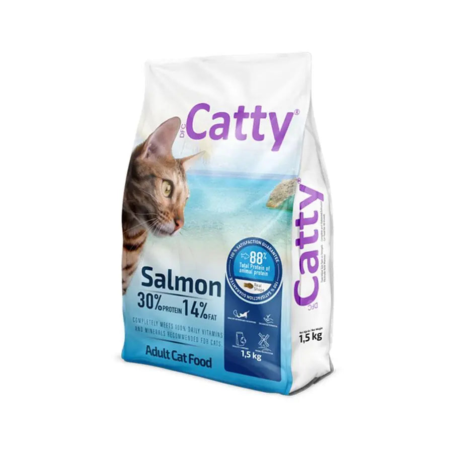 Catty Somonlu Yetişkin Kedi Maması 1,5 kg paket görseli