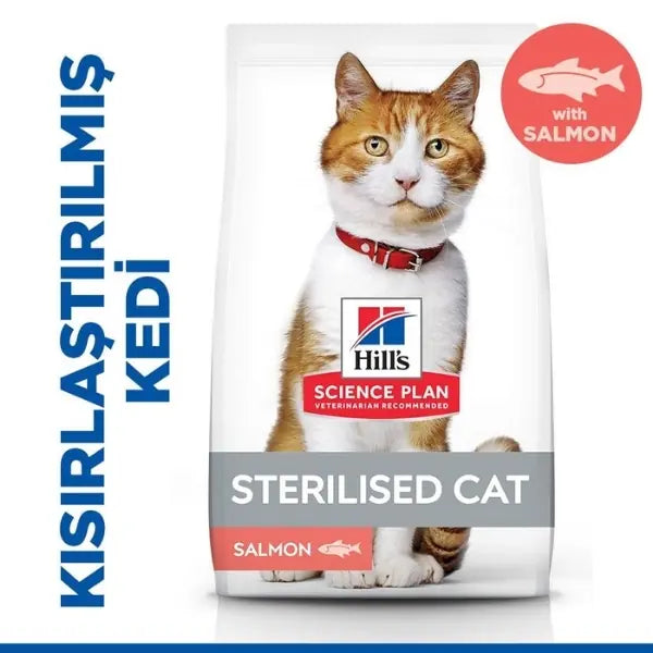 Hills Somonlu Kısırlaştırılmış Yetişkin Kedi Maması 13+2 kg Hediyeli paket görseli