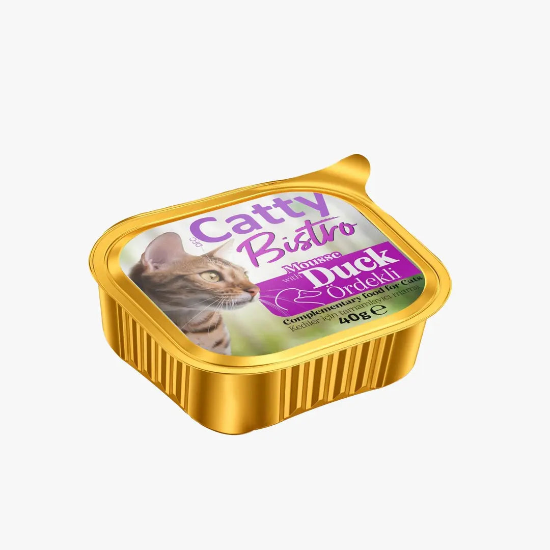 Catty Bistro Mousse Ördekli Yetişkin Kedi Konservesi 40 g paket görseli