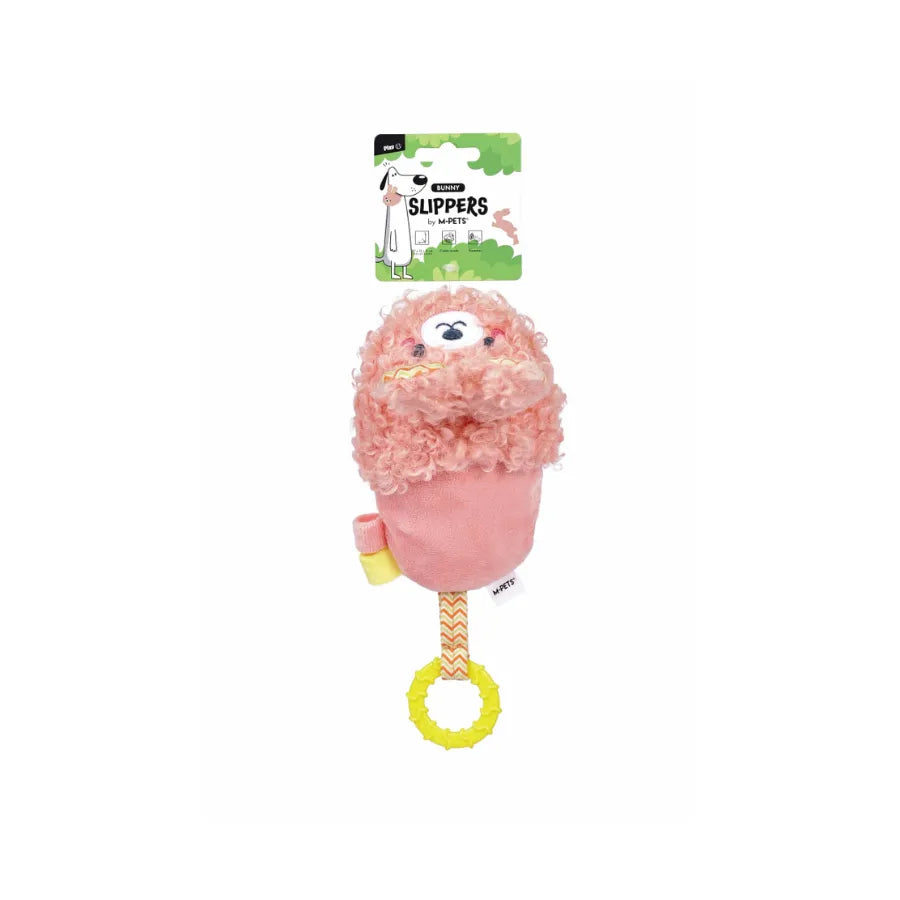 M-Pets Slippers Bunny Pembe Peluş Köpek Oyuncağı Pembe paket görseli