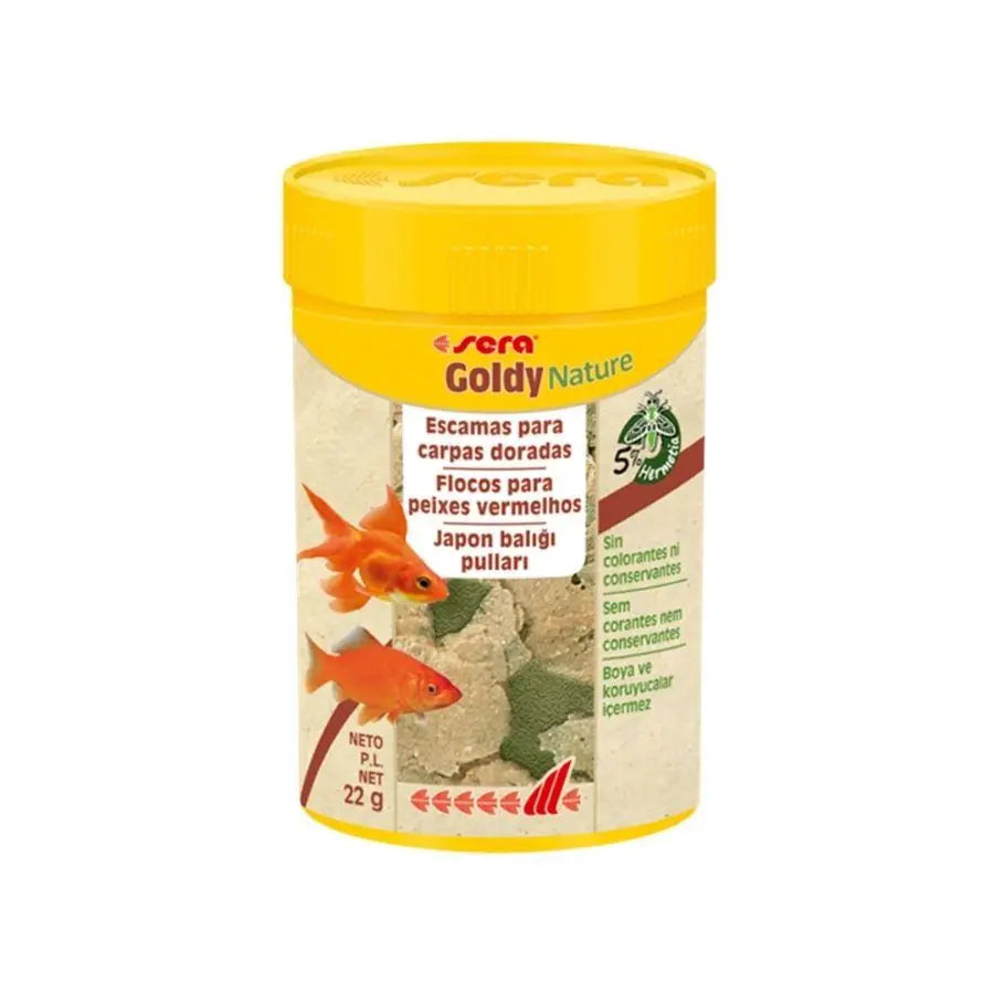 Sera Gold Nature Japon Balığı Pulları Yemi 100 ml paket görseli